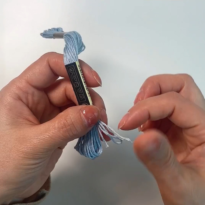 How to Pull and Cut Embroidery Floss for Beginners