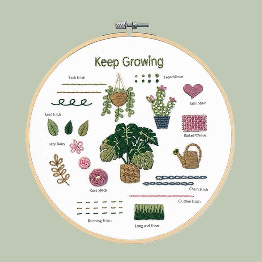 Plant Beginner Embroidery Kit