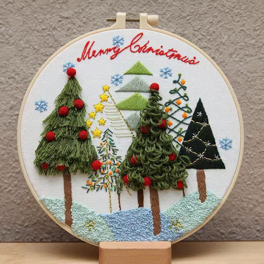 Christmas Tree Embroidery Kit