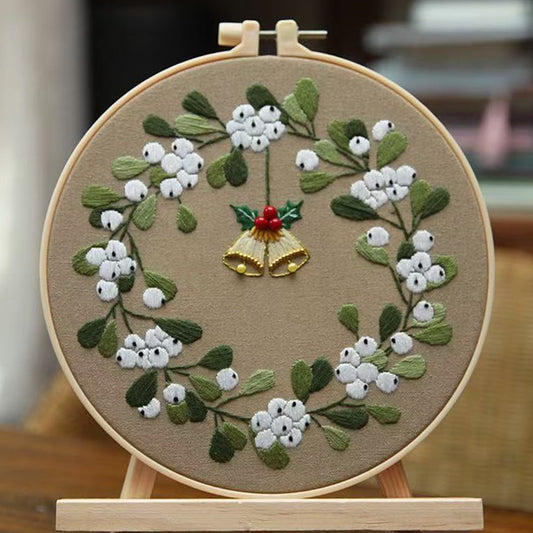 Christmas Wreath Embroidery Kit