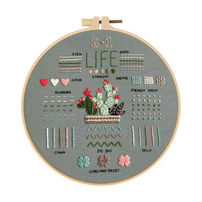 Beginner Embroidery Sampler Kit