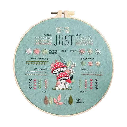 Mushroom Embroidery Starter Kit