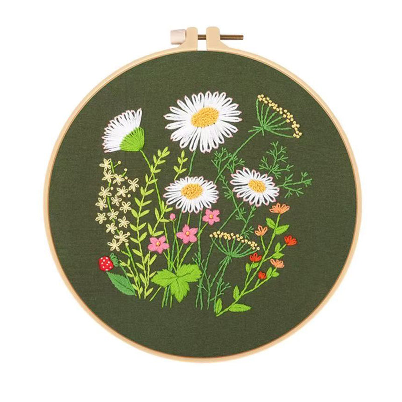 Beginner Floral Embroidery Kit