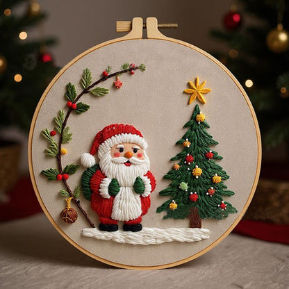 Cute Santa Embroidery Kit