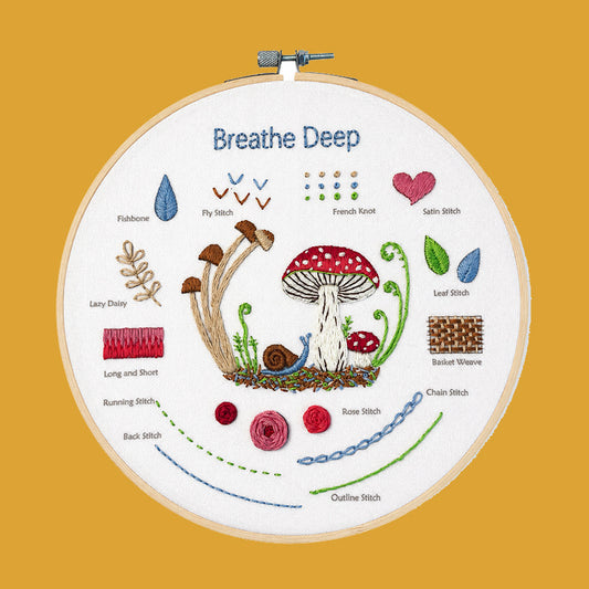 Forest Friends Beginner Embroidery Kit