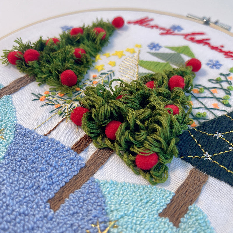 Christmas Tree Embroidery Kit