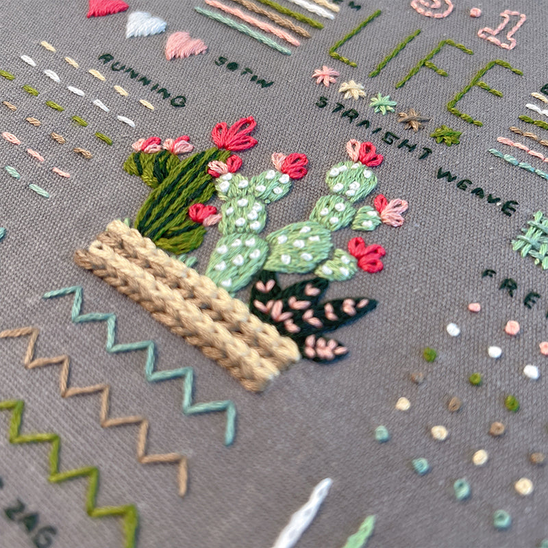 Beginner Embroidery Sampler Kit