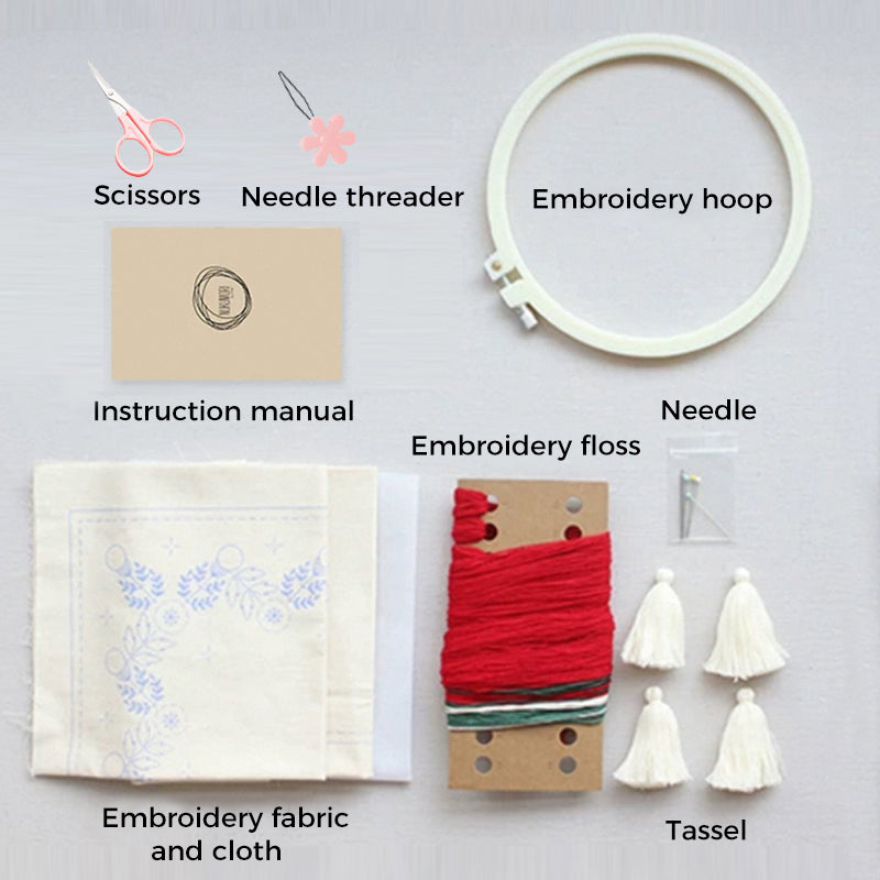 Cover & Placemat Embroidery Kit