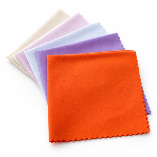 Colored Cotton Fabric Squares – 100% Cotton Embroidery Fabric