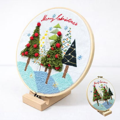 Christmas Tree Embroidery Kit